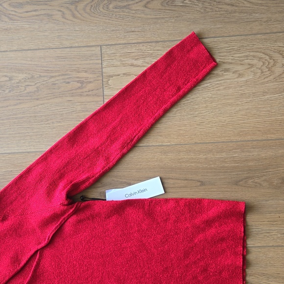 Calvin Klein -  Sparkling Red Cutout Top - Picture 3 of 9